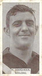 1933 Wills's Victorian Footballers (Small) #54 Harold Hardiman Front